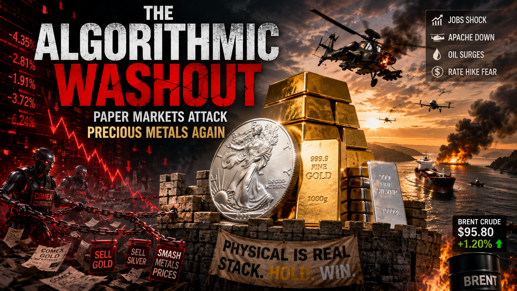 The Hormuz Friction Trap: Why a Downed Apache and Skyrocketing Oil are Dragging Paper Gold Lower