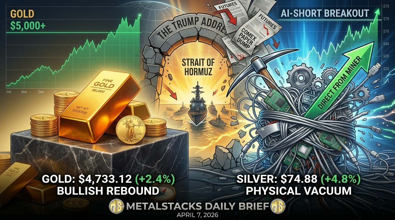 The Hormuz Pivot: Why the $4,700 Gold Rebound is Front-Running a Global Physical Vacuum