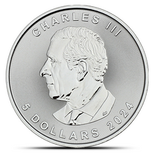 Load image into Gallery viewer, 2024 1 Oz Canadian Silver Maple Leaf Metalstacks