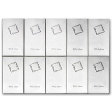 Load image into Gallery viewer, 100 Gram Valcambi Silver CombiBar (10x10g w/ Assay) Metalstacks