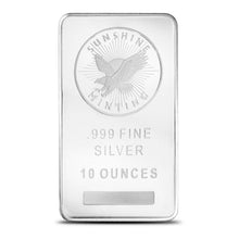 Load image into Gallery viewer, 10 Oz Sunshine Silver Bar Metalstacks