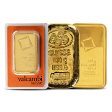 Load image into Gallery viewer, 100 Gram Gold Bar (New Condition, Any Mint) Metalstacks
