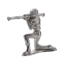 Load image into Gallery viewer, 1.2 Oz Stovepipe Silver Army Men Metalstacks