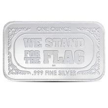 Load image into Gallery viewer, 1 oz Silver Bar – American Flag – Highland Mint – .999 Fine Silver