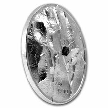 Load image into Gallery viewer, 2022 Cook Islands 1 Oz Silver Proof Aba Panu Meteorite Metalstacks