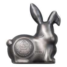 Load image into Gallery viewer, 2023 1 Oz Mongolia Silver Lunar Sweet Rabbit Metalstacks