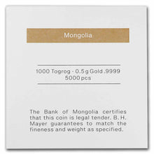 Load image into Gallery viewer, 1/2 gram Gold 2024 Lunar Dragon