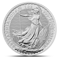 Load image into Gallery viewer, 2024 1 Oz British Silver Britannia Metalstacks