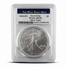 Load image into Gallery viewer, Struck at The West Point Mint 2024-(W) $1 First Strike PCGS MS70 MetalStacks