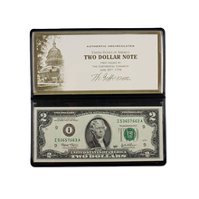 Load image into Gallery viewer, U.S. Two Dollar Uncirculated Note (25 PSV)