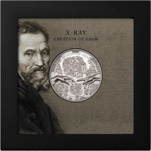 Load image into Gallery viewer, 2023  Cook  Islands  1 Oz Creation of Adam (X-Ray Series) Metalstacks