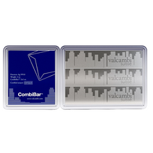 Load image into Gallery viewer, 3 Oz Silver Valcambi Skyline CombiBar (3x1 Oz) Metalstacks