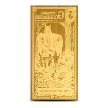 Load image into Gallery viewer, Wyoming 5 Goldback Gold Note ALPHA - Audentia (Boldness) MetalStacks