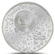 Load image into Gallery viewer, 2023 Palau 1 Oz Four Leaf Clover Silver Coin (SOLD OUT) Metalstacks