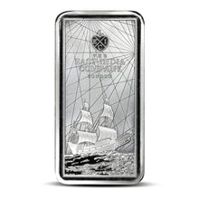 Load image into Gallery viewer, 2023 10 Oz St. Helena Rectangular Silver East India Company Bar (SOLD OUT)