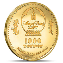 Load image into Gallery viewer, 1/2 gram Gold 2024 Lunar Dragon