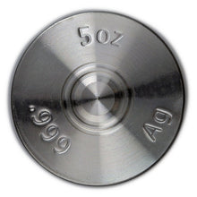Load image into Gallery viewer, 5 Oz Silver Shotgun Shell Bullet Replica Metalstacks
