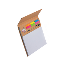 Load image into Gallery viewer, Eco Friendly Memo Pad with Note Stickies and Pen Included