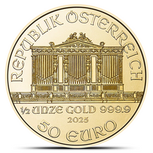 Load image into Gallery viewer, 2025 1 Oz Austrian Gold Philharmonic MetalStacks