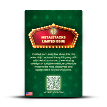 Load image into Gallery viewer, 2026 MetalStacks Silver Poker Chip