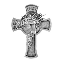 Load image into Gallery viewer, 5 Oz Jesus Cross Antiqued Silver (Sold Out) MetalStacks