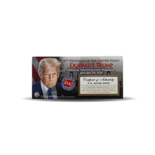 Load image into Gallery viewer, $2 U.S. Legal Tender Note - Donald Trump 47th President Official Inauguration Portrait (PSV 25)