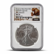Load image into Gallery viewer, 2025(W) $1 American Silver MS70 - Mother's Day Label MetalStacks