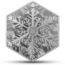 Load image into Gallery viewer, 10 Oz Elemetal Silver Snowflake