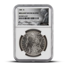 Load image into Gallery viewer, 1885 $1 U.S. Morgan Silver Dollar – NGC Brilliant Uncirculated