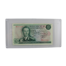 Load image into Gallery viewer, 1967 Grand-Duché de Luxembourg 10 Francs | Grand Duke Jean | Adolphe Bridge | Serial B513241 | Foreign Vintage Banknote (PSV 20)