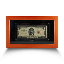 Load image into Gallery viewer, $2 U.S. Note - Series 1953 with Red Seal Star Note miscut (PSV 25)