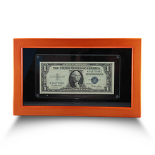 Load image into Gallery viewer, $1 U.S Note - Series 1935E Blue Seal miscut (PSV 25)