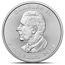 Load image into Gallery viewer, 2026 1 Oz Canadian Silver Maple Leaf Coin