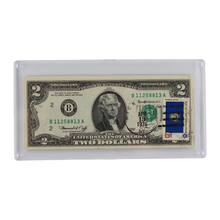 Load image into Gallery viewer, $2 U.S. Note - Series of 1976 with FDI Green Seal with South Dakota Bicentennial Stamp (PSV 25)