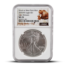 Load image into Gallery viewer, 2026(W) $1 American Silver MS70 - Mother's Day Label