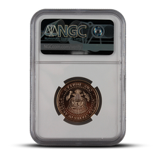 Load image into Gallery viewer, 2026 President Donald J. Trump America 250 $1 Coin – Authorized RealTrumpCoins Label – NGC MS63 (PSV 25)