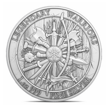 Load image into Gallery viewer, Legendary Warriors Miyamoto Musashi 1 Oz Silver Round