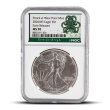Load image into Gallery viewer, 2026(W) American Silver Eagle Early Releases MS70 - Erin Go Bragh Label