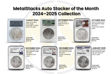 Load image into Gallery viewer, MetalStacks 2024–2025 Auto Stacker Three-Year Anniversary Display Frame