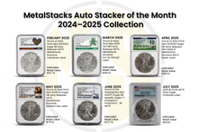 Load image into Gallery viewer, MetalStacks 2024–2025 Auto Stacker Three-Year Anniversary Display Frame