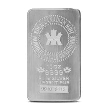 Load image into Gallery viewer, 10 Oz Royal Canadian Mint Silver Bar Metalstacks
