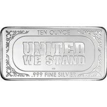 Load image into Gallery viewer, 10 Oz Highland Mint Flag Silver Bar Metalstacks