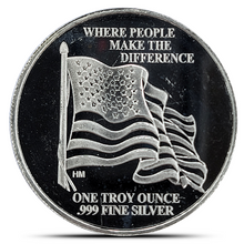Load image into Gallery viewer, 1 Oz Together We Fight "Breast Cancer Awareness" Silver Round Metalstacks