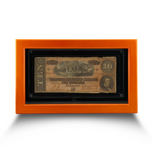 Load image into Gallery viewer, 1864 U.S Confederate States of America $10 Bill - Circulated Civil War Artifact (PSV 25)