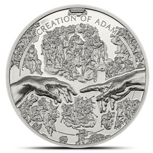 Load image into Gallery viewer, 2023  Cook  Islands  1 Oz Creation of Adam (X-Ray Series) Metalstacks