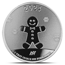Load image into Gallery viewer, 2024 Asahi Holidays 1 Oz Silver Round Metalstacks