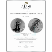 Load image into Gallery viewer, 2024 Asahi Holidays 1 Oz Silver Round Metalstacks