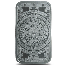 Load image into Gallery viewer, 1 Oz Silver Bar Aztec Calendar Metalstacks