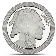 Load image into Gallery viewer, 1 Oz SilverTowne Buffalo Stackable Silver Round Metalstacks