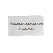 Load image into Gallery viewer, 3 Oz Colt Silver Bar (Obverse Customization) Metalstacks